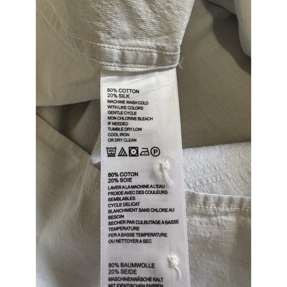 Tommy Bahama Men Button Down Long Sleeve Shirt Silk Cotton Blend Size XXL Preppy - Picture 10 of 15